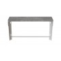 Полка настенная Ferrum-decor Свит 300x700x150 металл Белый ДСП Бетон 16 мм (FRD-102834)