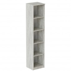 Пенал Анжело Ferrum-decor на 5 полиць 1900x400x380 ДСП Бетон 16 мм (FRD-104904)