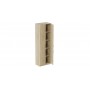 Шкаф Анжело Ferrum-decor на 5 полок с 4 дверями 1900x600x380 ДСП Дуб Сонома 16 мм (FRD-105004)