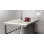 Столик приставний Террі Ferrum-decor 650x440x330 Чорний метал ДСП Бетон 16 мм (FRD-104654)