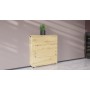 Стол-книжка трансформер Орион 2 Ferrum-decor 750x1520x730 Белый металл ДСП Дуб Артизан 16 мм (FRD-104595)