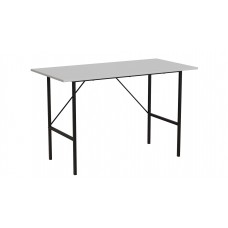 Стіл письмовий Line Тайм Ferrum-decor 750x1200x600 Чорний метал ДСП Біле 16 мм (FRD-104885)