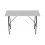 Стол письменный Line Тайм Ferrum-decor 750x1200x600 Черный металл ДСП Белое 16 мм (FRD-104885)