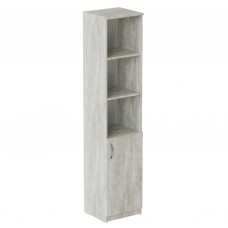 Пенал Анжело Ferrum-decor на 4 полиці з 1 дверима 1900x400x380 ДСП Бетон 16 мм (FRD-104916)