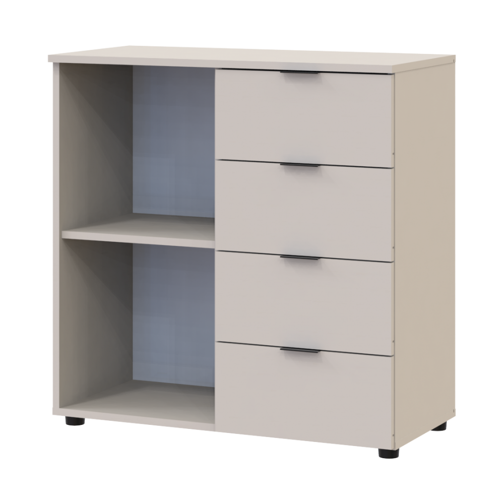 Комод в гостиную Doros Рон 1 80х38х81 см Кашемир (DRS-011452)