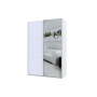Шкаф-купе двухдверный Doros G-Caiser 160х60х240 см Белый/Зеркало (DRS-011011)