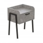 Тумба модульна Ferrum-decor Бетті 540x450x320 метал Чорний ДСП Бетон 16 мм (FRD-105497)