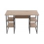 Компьютерный стол Ferrum-decor Тим 75x120x60 черный ДСП Дуб Сан-Марино 32мм (FRD-103958)