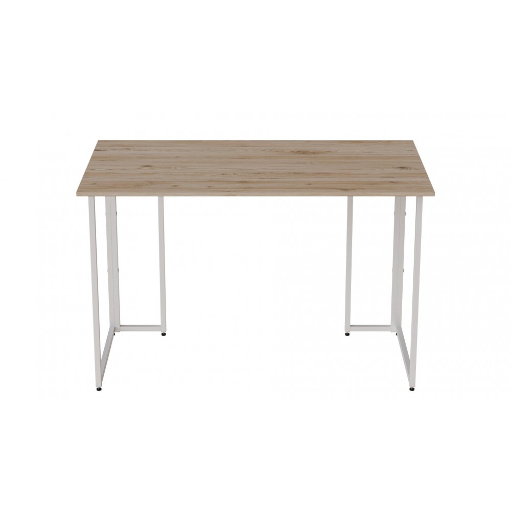 Компьютерный стол Ferrum-decor Ханна 75x100x60 белый ДСП Дуб Сан-Марино 32мм (FRD-103998)