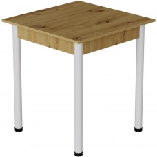 Стол кухонный Ferrum-decor Агата 75x70x70 Белый ДСП Дуб Артизан 16мм (FRD-105669)