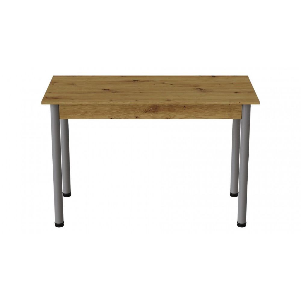 Стол кухонный Ferrum-decor Бенита 75x120x60 Серый ДСП Дуб Артизан 16мм (FRD-105689)