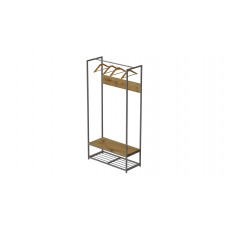 Вешалка напольная модульная Ferrum-decor Трелис 13 180x90x38 серый ДСП Дуб Артизан 16мм (FRD-104339)