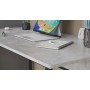 Стол письменный Коди Ferrum-decor 75x140x70 Черный металл ДСП Бетон 16 мм (FRD-106609)