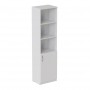 Пенал Анжело Ferrum-decor на 4 полки с 1 дверью 1900x500x380 ДСП Белое 16 мм (FRD-104948)