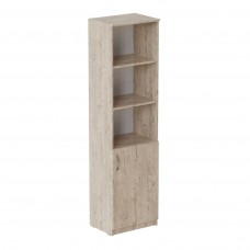 Пенал Анжело Ferrum-decor на 4 полиці з 1 дверима 1900x500x380 ДСП Дуб Сан-Марино 16 мм (FRD-104949)