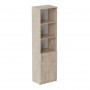 Пенал Анжело Ferrum-decor на 4 полки с 1 дверью 1900x500x380 ДСП Дуб Сан-Марино 16 мм (FRD-104949)