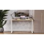 Письменный стол Ferrum-decor Серии Конект 75x120x600 белый ДСП Дуб Артизан 16мм (FRD-104209)
