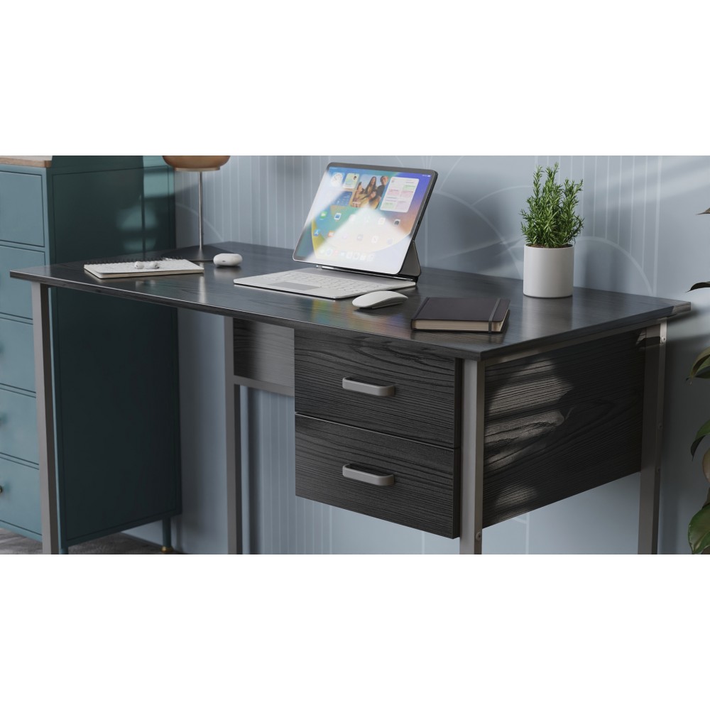 Компьютерный стол Ferrum-decor Гарри 75x120x70 белый ДСП Дуб Сан-Марино 16мм (FRD-101004)