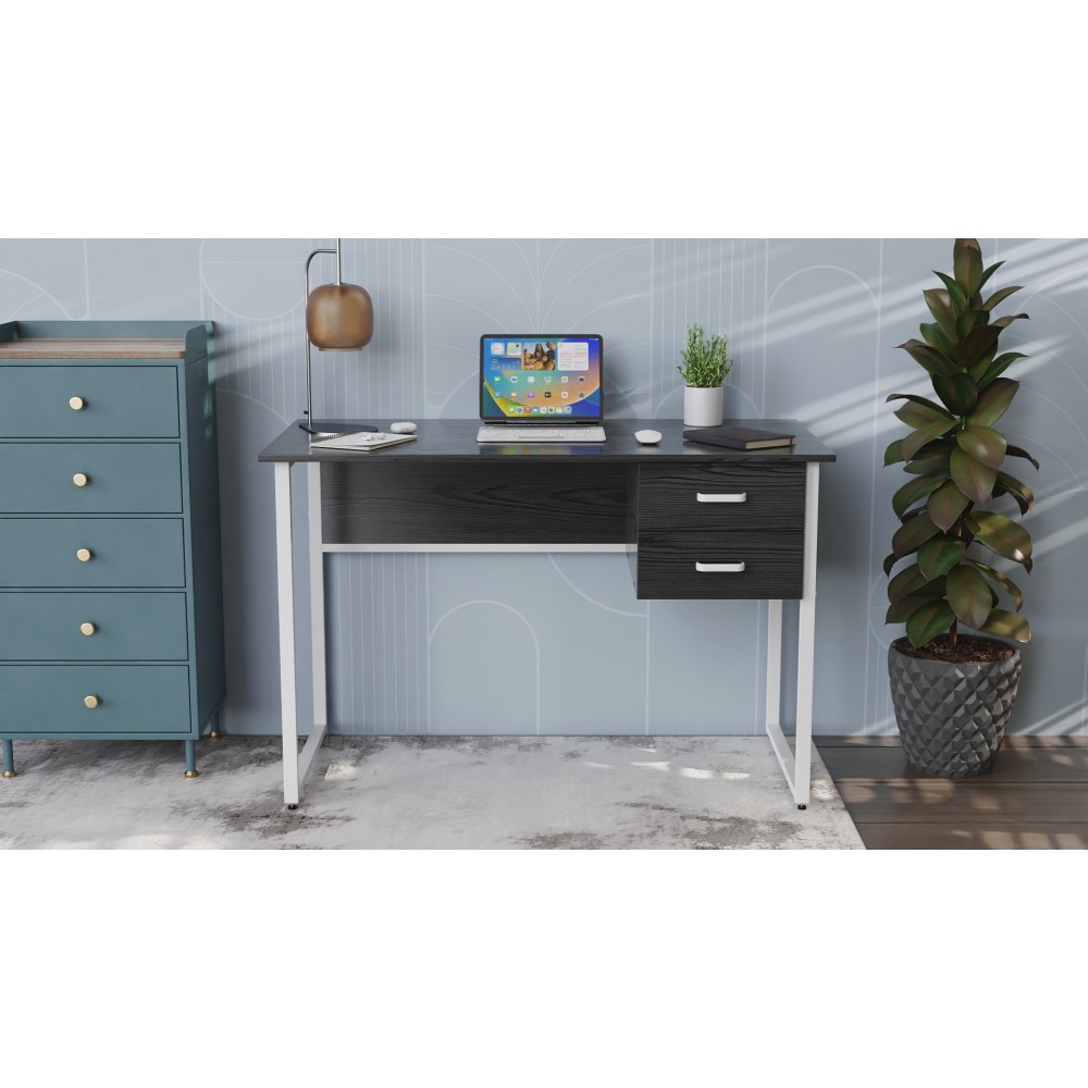 Компьютерный стол Ferrum-decor Гарри 75x140x70 белый ДСП Дуб Сан-Марино 16мм (FRD-101014)