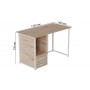 Компьютерный стол Ferrum-decor Отто 75x120x60 белый ДСП Дуб Сан-Марино 16мм (FRD-101024)