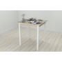 Стол кухонный Ferrum-decor Агата 75x70x70 Белый ДСП Сонома 16мм (FRD-106240)