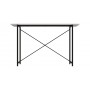Стол письменный Line Лайт Ferrum-decor 750x1200x500 Черный металл ДСП Белое 16 мм (FRD-104850)