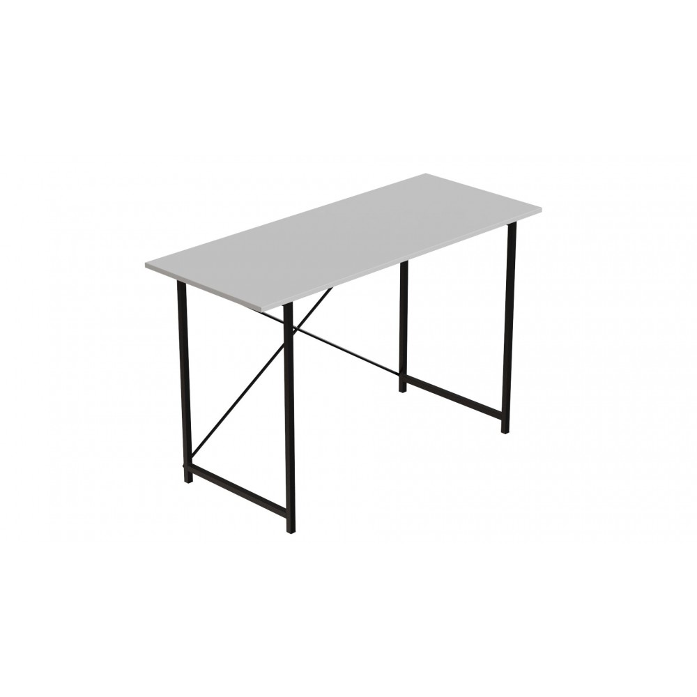 Стол письменный Line Лайт Ferrum-decor 750x1200x500 Черный металл ДСП Белое 16 мм (FRD-104850)