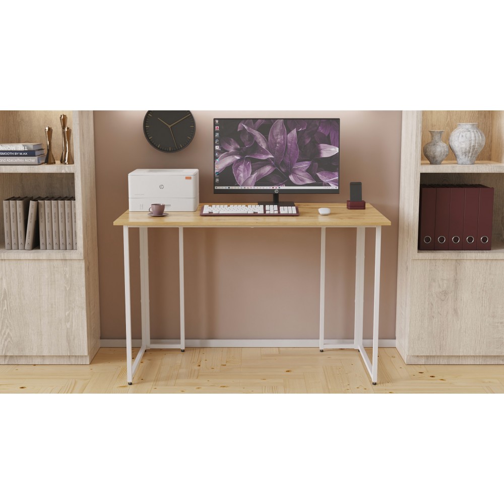Компьютерный стол Ferrum-decor Ханна 75x140x70 белый ДСП Дуб Артизан 32мм (FRD-106230)