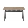 Компьютерный стол Ferrum-decor Майк 75x140x60 серый ДСП Дуб Сан-Марино 32мм (FRD-101795)