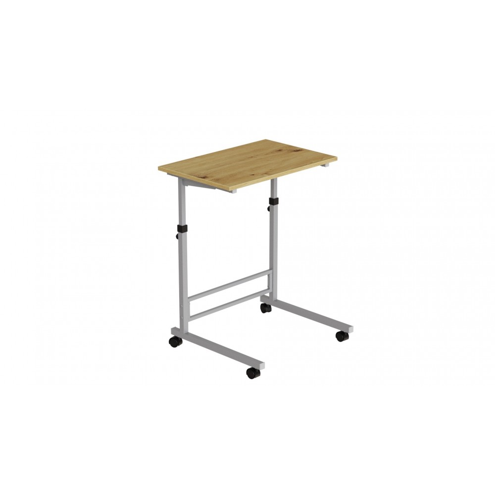 Стол приставной Ferrum-decor Амиго 62x60x40 металл Серый ДСП Дуб Артизан 16мм (FRD-102545)