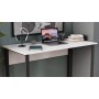 Письменный стол Ferrum-decor Курт 75x120x70 черный ДСП Белое 16мм (FRD-102035)