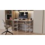 Компьютерный стол Ferrum-decor Тим 75x140x60 белый ДСП Дуб Сан-Марино 16мм (FRD-101365)
