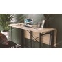Стол-книжка трансформер Орион 3 Ferrum-decor 750x1150x880 Черный металл ДСП Дуб Сонома 16 мм (FRD-105084)