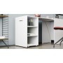 Стол-тумба трансформер Смарт 1/2 Ferrum-decor 750x1450x600 ДСП Белое 16 мм (FRD-105074)