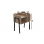 Тумба модульная Ferrum-decor Амели 540x450x320 металл Черный ДСП Дуб Сан-Марино 16 мм (FRD-103005)