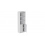 Шкаф Анжело Ferrum-decor на 5 полок с 2 дверями 1900x600x380 ДСП Белое 16 мм (FRD-104995)