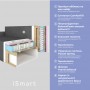 Угловой диван ортопедический iSmart MORRO еврокнижка 198x140 см (матрас Pocket spring) темно-коричневый Laura 8 (ISM-051329)