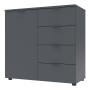 Комод в гостиную Doros Рон 1 80х38х81 см Графит (DRS-011293)
