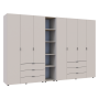 Комплект шкафов для одежды Doros Гелар (3 шт.) 309,4х49,5х203,4 см Кашемир (DRS-011253)