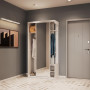 Прихожая с зеркалом Doros City One Door 110х45х210 см Белый (DRS-011404)