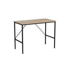 Стіл письмовий Line Тайм Ferrum-decor 750x1000x500 Чорний метал ДСП Дуб Сонома 16 мм (FRD-104867)