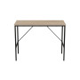 Стол письменный Line Тайм Ferrum-decor 750x1000x500 Черный металл ДСП Дуб Сонома 16 мм (FRD-104867)