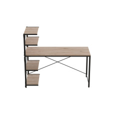 Компьютерный стол Ferrum-decor Джек 75x140x70 Черный ДСП Дуб Сан-Марино (FRD-105418)