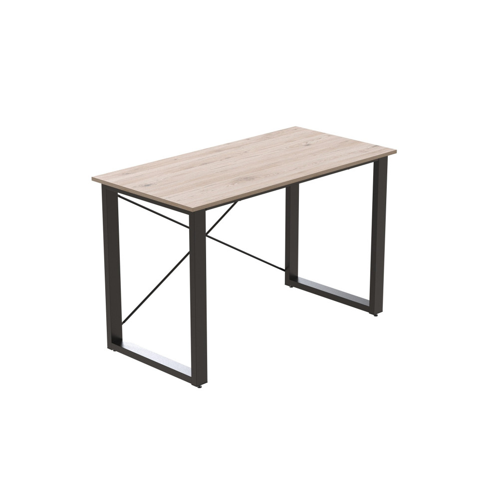 Письменный стол Ferrum-decor Драйв 750x1200x600 Черный металл ДСП Дуб Сан-Марино 16 мм (FRD-103109)