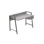 Письменный стол Ferrum-decor Комфорт 750x1200x600 Черный металл ДСП Бетон 32 мм (FRD-103449)