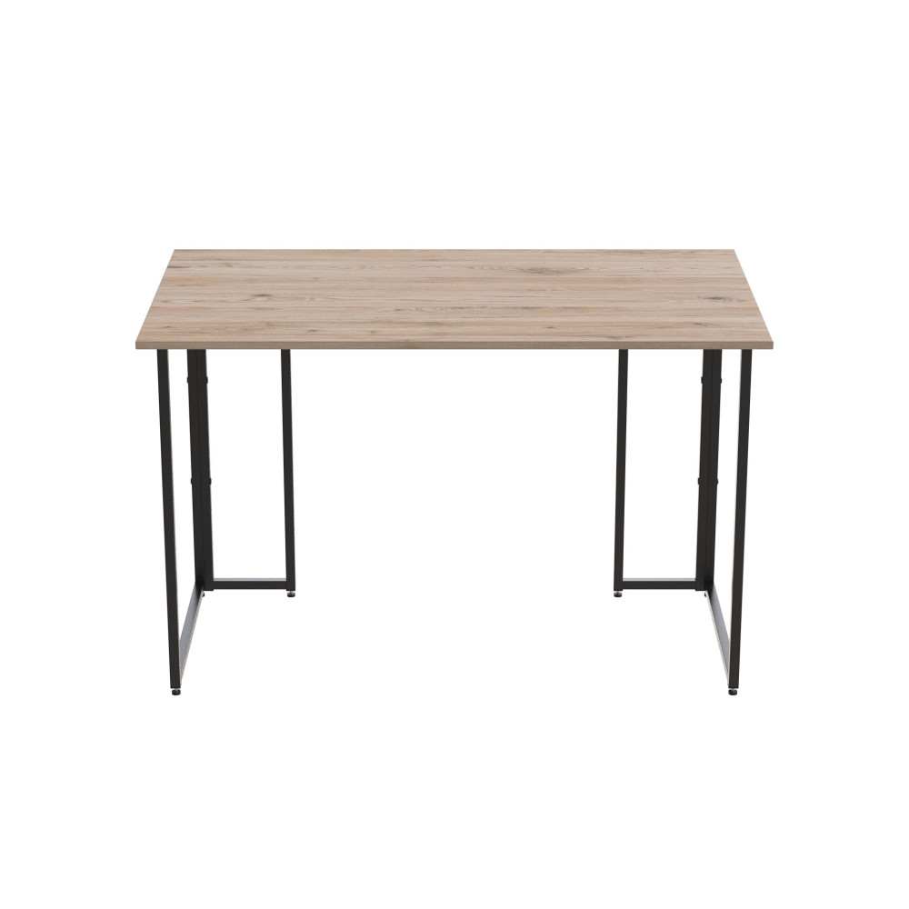 Компьютерный стол Ferrum-decor Ханна 76x120x60 черный ДСП Дуб Сан-Марино 32мм (FRD-103489)