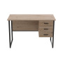 Компьютерный стол Ferrum-decor Гарри 76x120x60 черный ДСП Дуб Сан-Марино 32мм (FRD-103539)