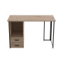 Компьютерный стол Ferrum-decor Отто 76x120x60 черный ДСП Дуб Сан-Марино 32мм (FRD-103579)