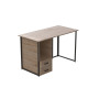 Компьютерный стол Ferrum-decor Отто 76x120x70 черный ДСП Дуб Сан-Марино 32мм (FRD-103599)