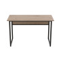 Компьютерный стол Ferrum-decor Коди 75x120x60 черный ДСП Дуб Сан-Марино 32мм (FRD-103749)